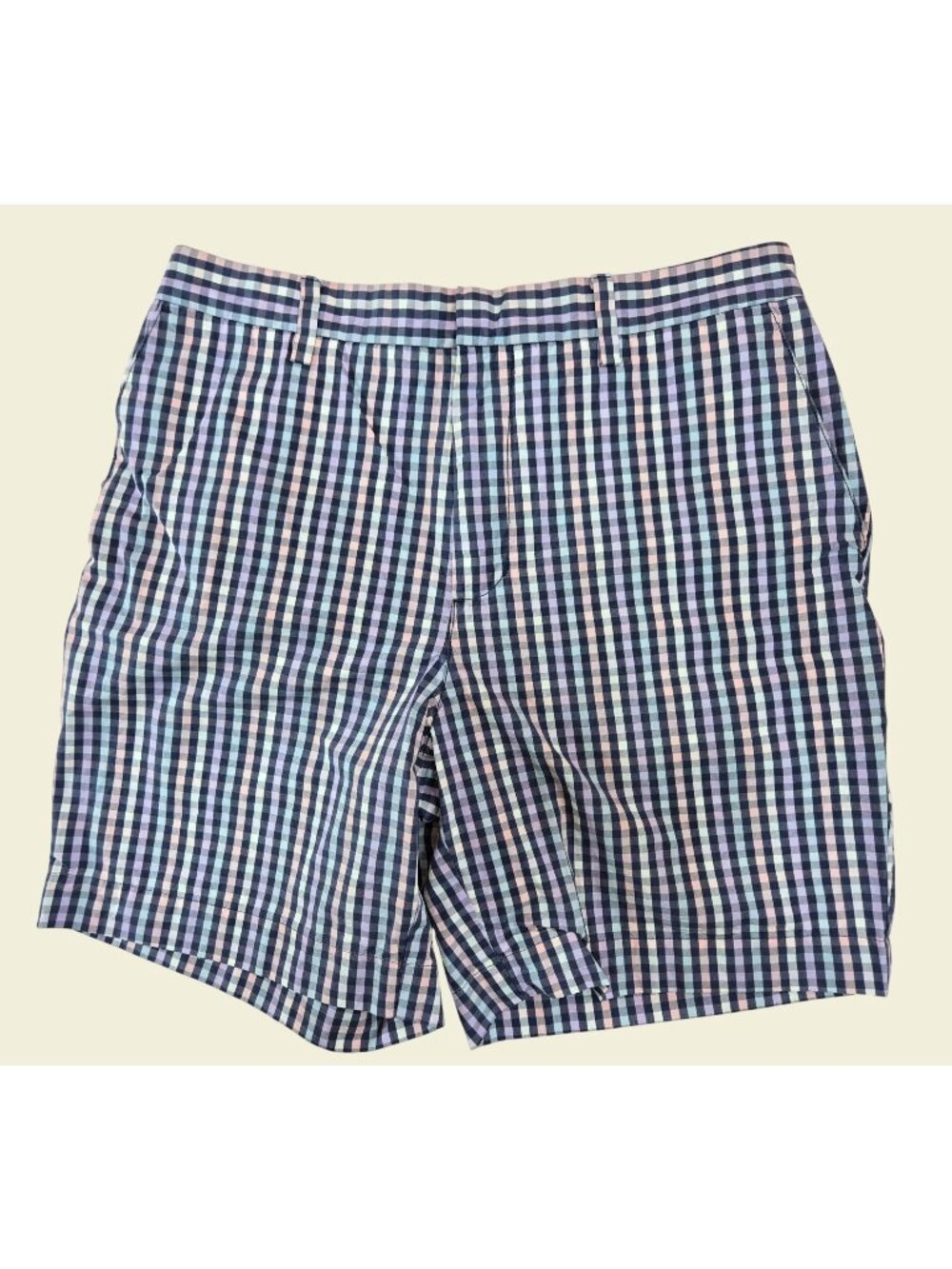 Vineyard Vines Blue Checkered Pattern Breaker Short Size 32